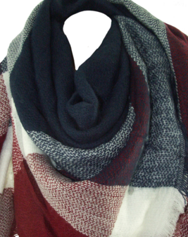 xxl blauw rood acryl