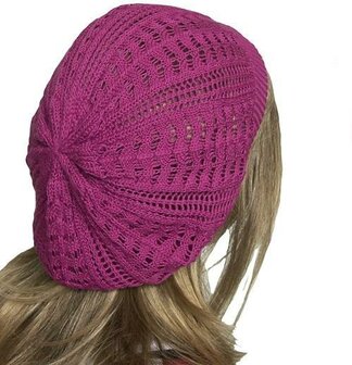 LEXY Voorjaar/Zomer Slouch gehaakt HOT TREND ! kleur fuchsia