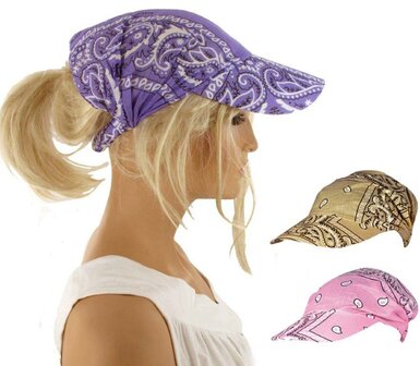 bandana cap bandanacap beige roze