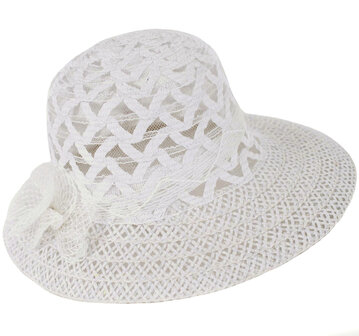 nette hoed wit witte