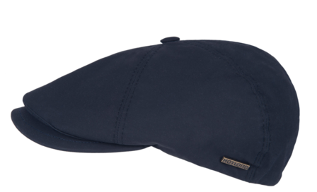 blauw navy platte pet cap heren winter