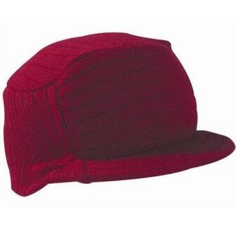 trice cap rood beanie klepje