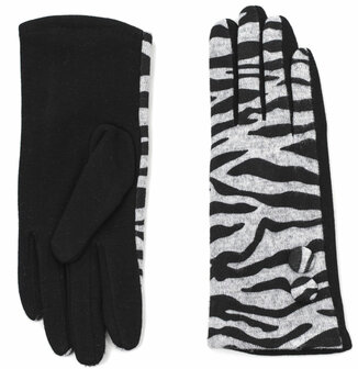 handschoenen dames zebraprint