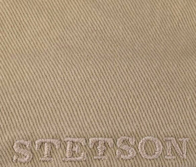 Stetson Texas Cotton flatcap zomerpet in gatsby model kleur beige