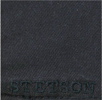 Stetson Texas Cotton flatcap zomerpet in gatsby model kleur donkerblauw