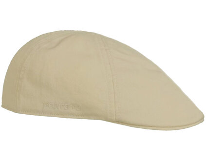 Stetson Texas Cotton flatcap zomerpet in gatsby model kleur lichtbeige