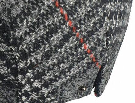 Flatcap winter winterpet klassiek kleur grijs zwart maat one size
