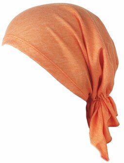 Chemomuts bandana hoofddoekje kleur oranje melee maat one size