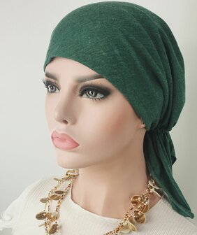 Chemomuts bandana hoofddoekje kleur groen melee maat one size