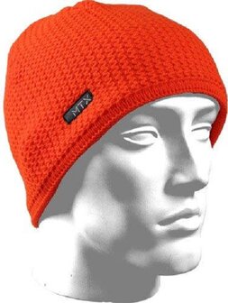 xtm neon oranje muts winter skimuts