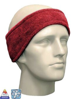 atlantis fleece hoofdband rood haarband unisex herenhoofdband dames winter