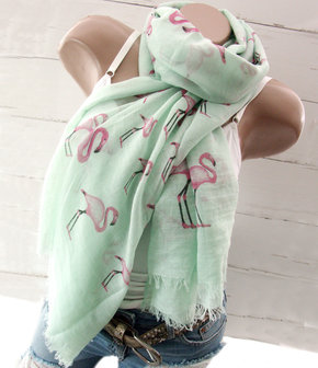 sjaals flamingo