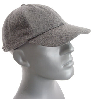 wollen baseballcap heren