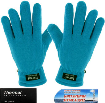 handschoenen fleece blauw