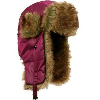 bontmuts wintermuts russische muts roze s m russische bontmuts