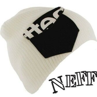 Neff beanie wintermuts oversized wit