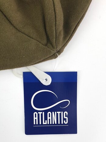 Chemomuts beanie muts bij haarverlies van katoen kleur olijf