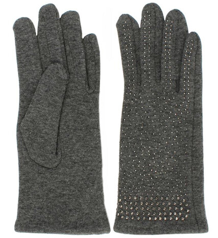 dames handschoenen grijs