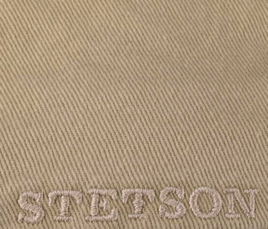 Stetson Texas Cotton flatcap zomerpet in gatsby model kleur beige