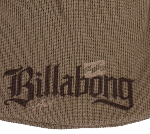 Billabong Smash beanie korte muts kleur bruin taupe