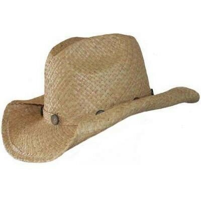 Fashion cowboyhoed Raffia stro naturel