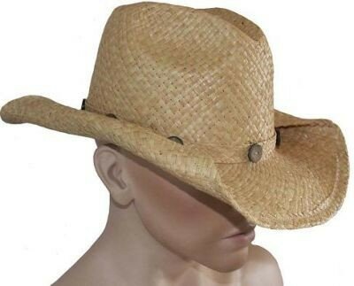 Fashion cowboyhoed Raffia stro naturel