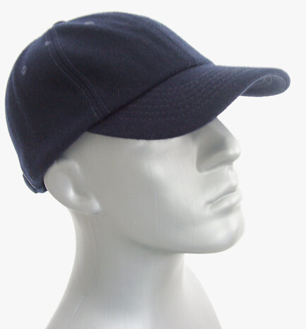 heren baseballcap winter blauw