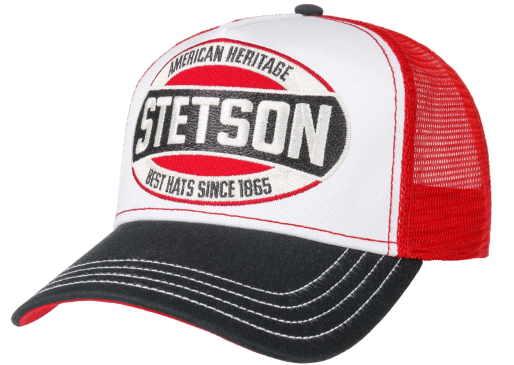 Stetson baseball trucker Cap Herritage