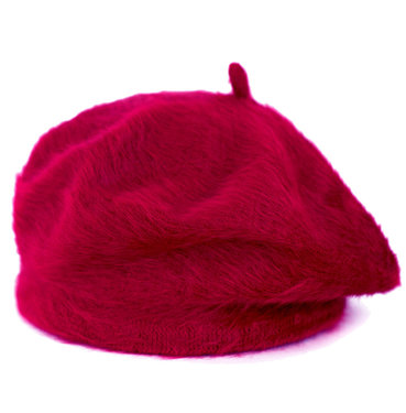Franse baret zacht materiaal kleur rood
