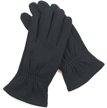 Dames handschoenen stretch maat L/XL kleur zwart