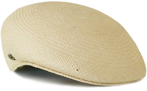 Panama flatcap voorgevormde cap handgemaakt