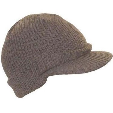 SONAR Visor beanie muts met kort klepje beige