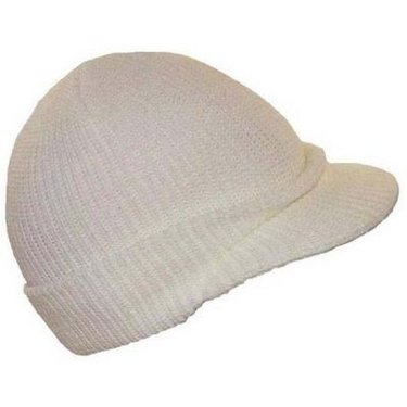 SONAR Visor beanie muts met kort klepje offwhite