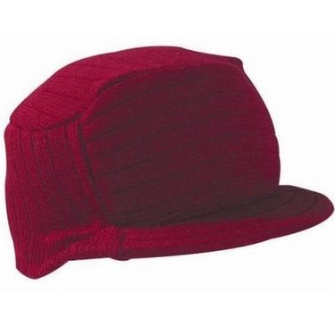 TRIBE CAP Commando cadet muts met kort klepje kleur rood