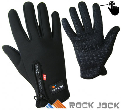 Flexibele Sport Outdoor Touchscreen Fleece gevoerde Handschoenen met Grip 