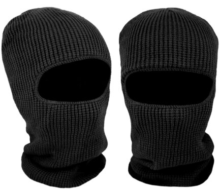 THERMO Bivakmuts wintermuts balaclava fleece gevoerd kleur zwart