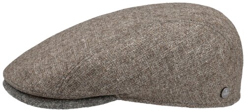 Lierys herenpet winterpet 100% schuurwol kleur taupe