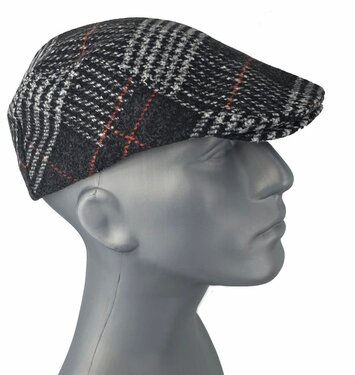 Flatcap winter winterpet klassiek kleur zwart maat one size