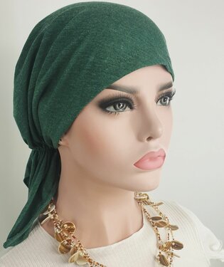Chemomuts bandana hoofddoekje kleur groen melee maat one size