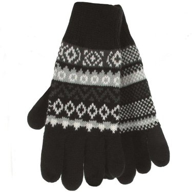 Heren thermal winterhandschoenen zwart