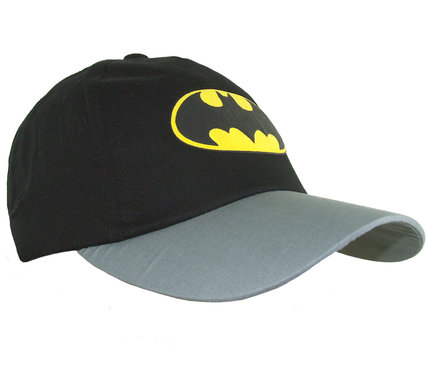 Kids jongenspet Batman katoenen cap kleur zwart