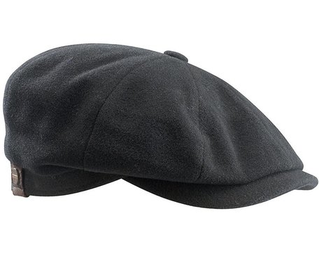 Stetson Hatteras Wool/ Casmere kleur donkerantraciet met oorflappen!