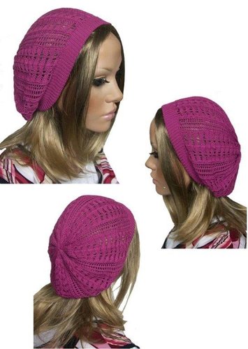 LEXY Voorjaar/Zomer Slouch gehaakt HOT TREND ! kleur fuchsia