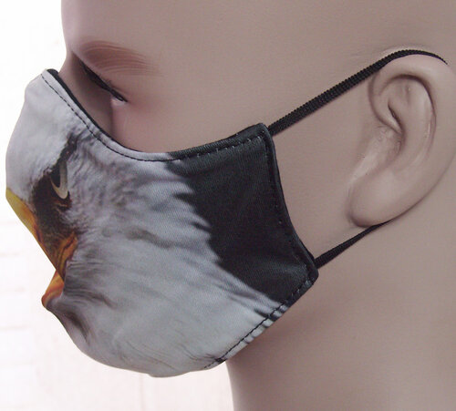 Mondkapje mondmasker wasbaar stof herbruikbaar adelaar