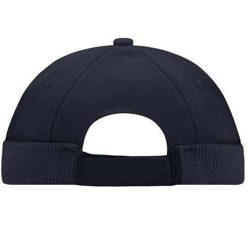 Katoenen docker muts zeemansmuts fishermans hat kleur in blauw en natuur en zwart