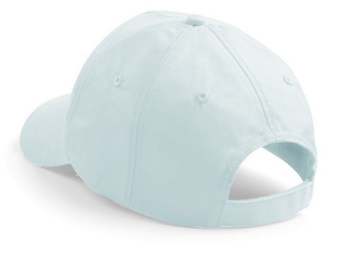 Katoenen zomerpet baseball cap kleur licht pastell blauw maat one size achter verstelbaar