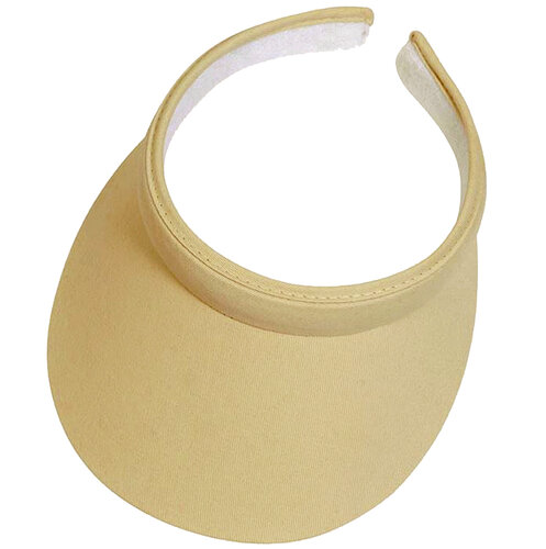 LISA Stevige klem zonneklep kleur beige