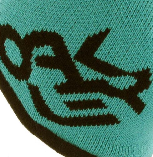 OAKLEY Jacquard Era wintermuts kleur turquoise met zwart