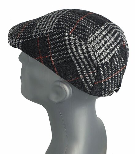 Flatcap winter winterpet klassiek kleur zwart maat one size