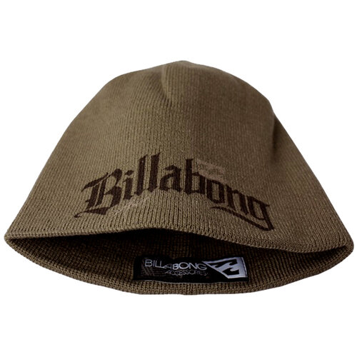 Billabong Smash beanie korte muts kleur bruin taupe